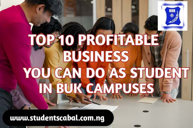 To 10 Profitable Business you Can Start In BUK campuses