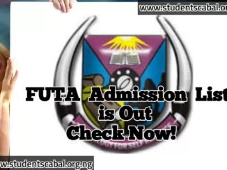 FUTA Admission List