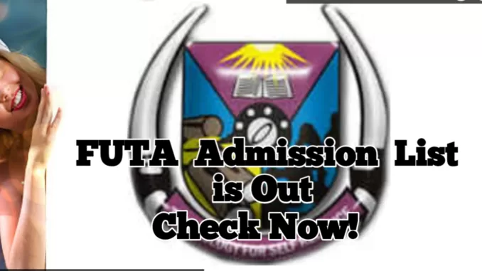 FUTA Admission List