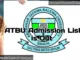 ATBU Admission List