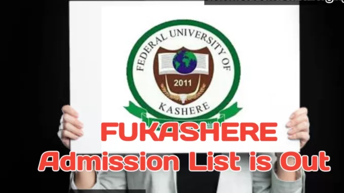 FUKASHERE Admission List