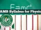 Download JAMB Syllabus For Physics 2025/2026 PDF Here